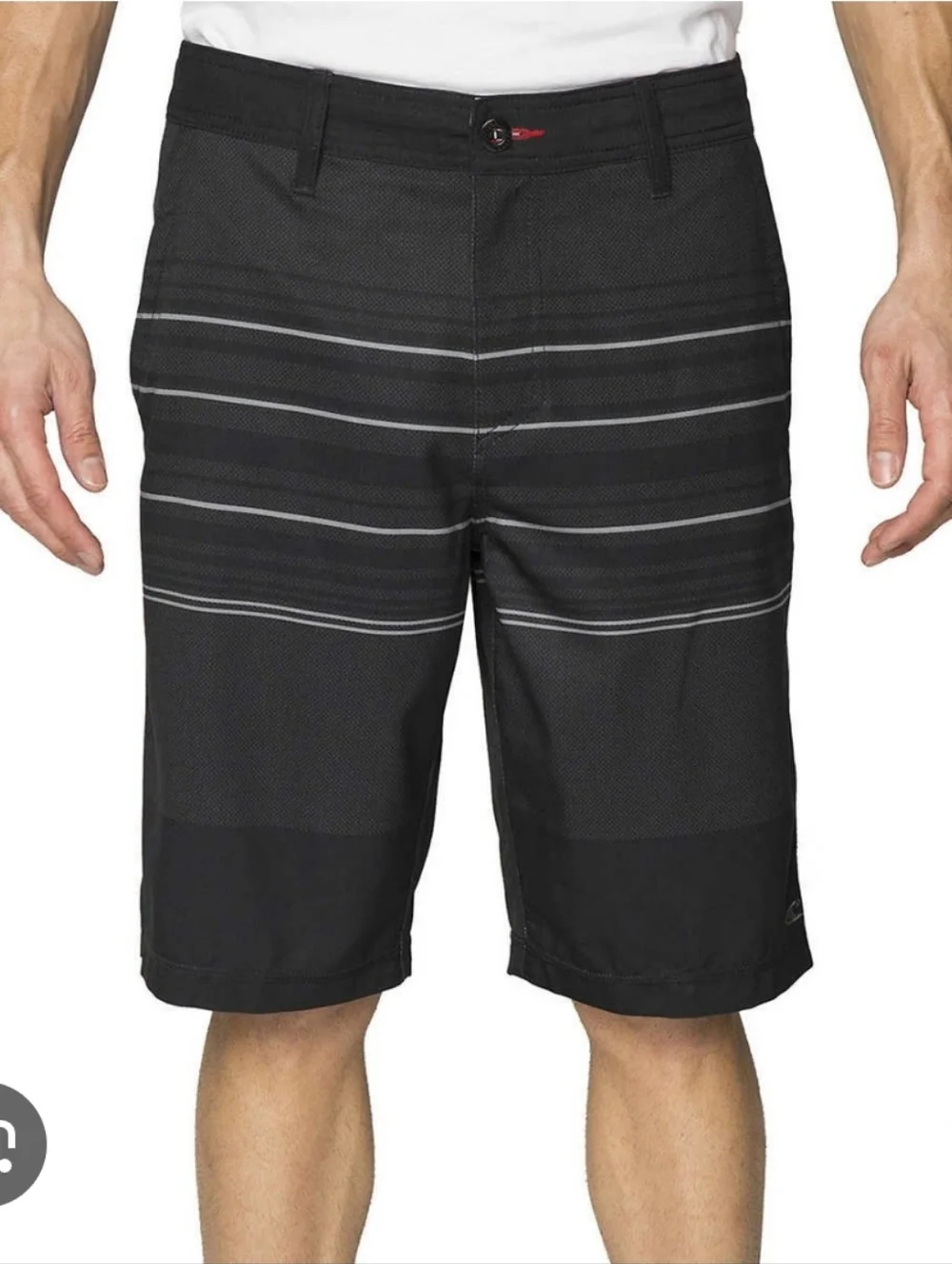 O'neill Hybrid Navy Striped Men's Board Shorts Size 36